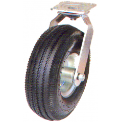 Rodac SCP8G heavy duty pneumatic swivel wheel 8"