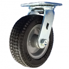 Rodac SCP10G 10" heavy duty pneumatic swivel wheel