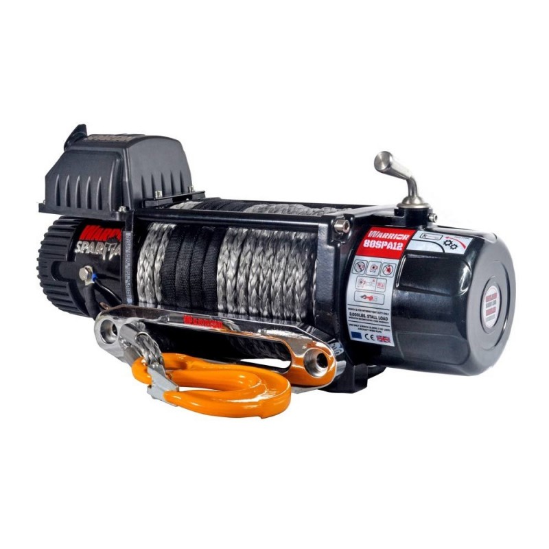 8,000 LB Spartan Series Planetary Gear Winch with synthetic rope 8000-SR