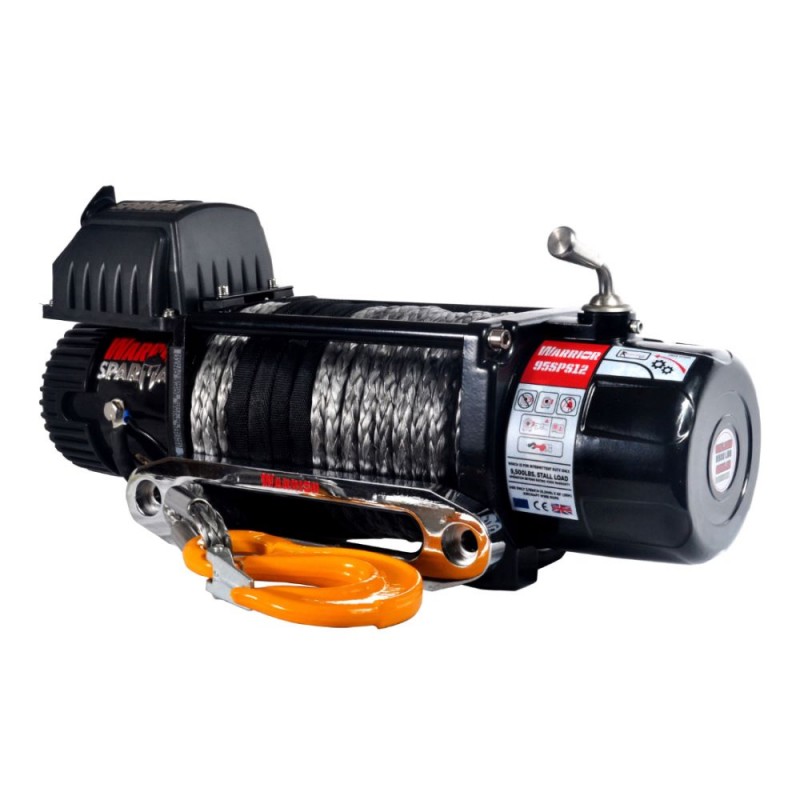 9,500 LB Spartan Series Planetary Gear Winch with synthetic rope 9500-SR