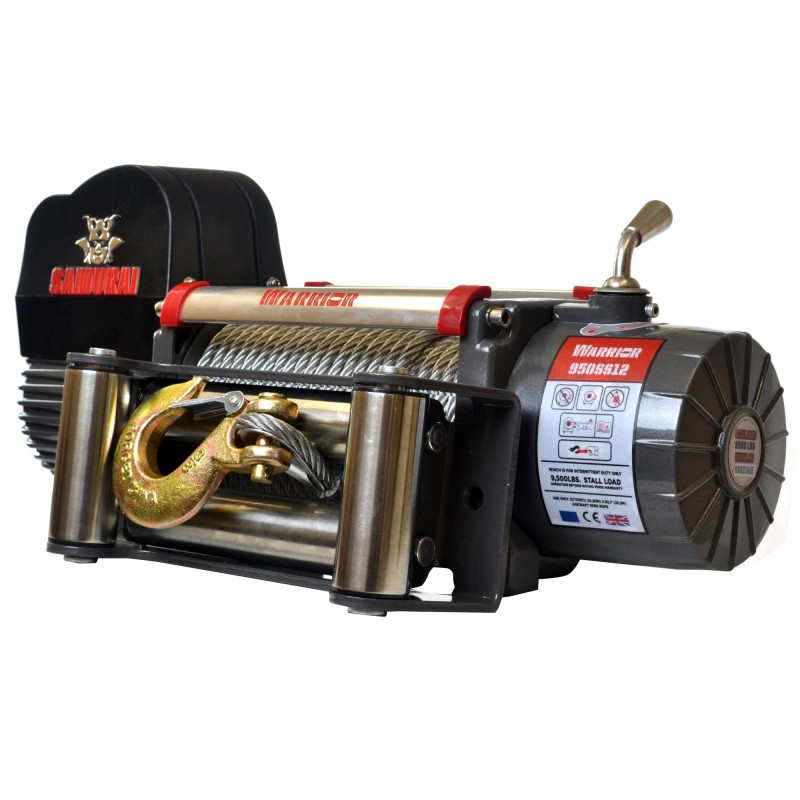 9,500 LB Samurai Series Planetary Gear Winch with steel cable S9500