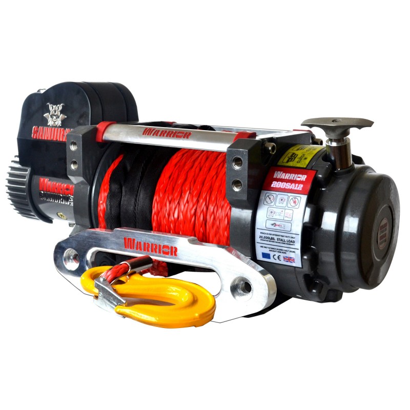 20,000 LB Samurai S2000-SR Winch with synthetic rope