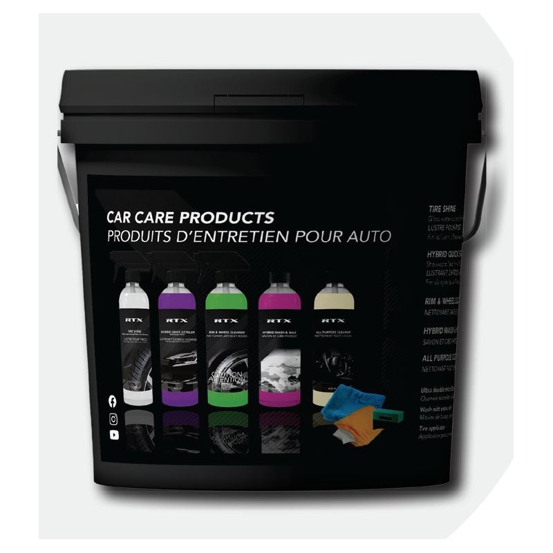 RTX Complete kit of cleaner and car care products