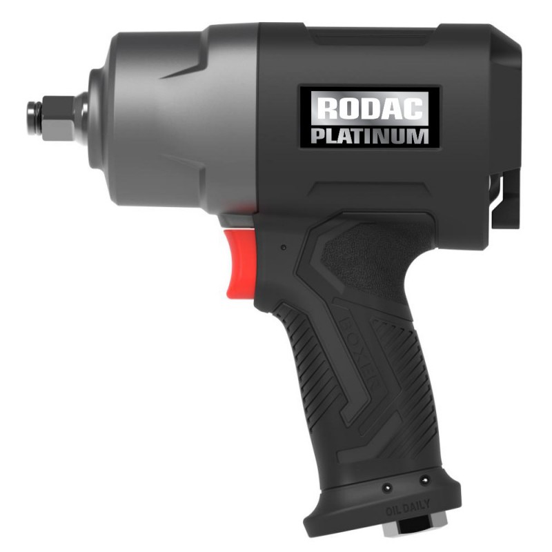 Rodac Composite impact wrench 1245/1680 Ft/Lb  x 1/2" square Dr.