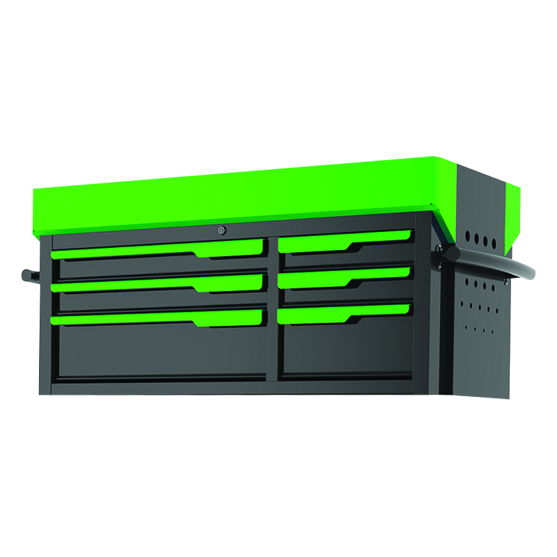 Cabinet à outils 6 tiroirs vert et noir 42" x 18" x 20" Rodac BCD-420061S