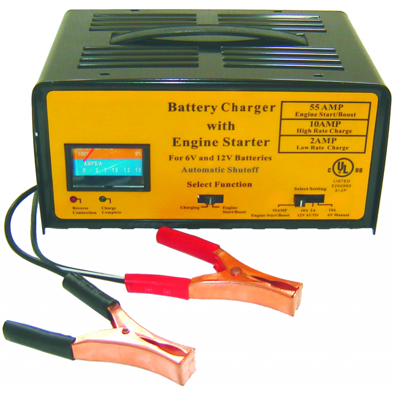 Rodac BC55A Battery charger/jump starter 2/10/55 A, 6-12V
