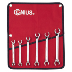 Genius FN-006M MET flare nut wrench set (6 pieces)